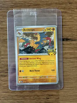 Pokemon Fossil Museum Exclusive Promo - Archeops #051/086 SEALED - Image 1