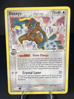 Pokemon Deoxys Delta Species 2/17 Pop Series 4 Holo Rare MP - Image 1
