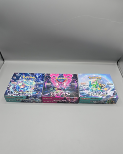 LOT of 3 Pokemon Japanese Booster Box - Factory Sealed No Shrink- US SELLER - Image 1