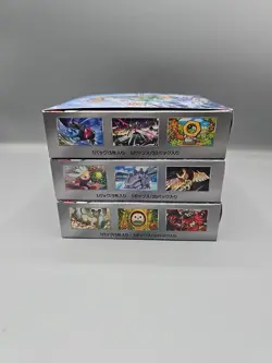 LOT of 3 Pokemon Japanese Booster Box - Factory Sealed No Shrink- US SELLER - Image 5