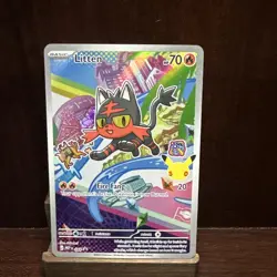 Litten MEP044 First Partner's Promo Near Mint Pokemon TCG - Image 1
