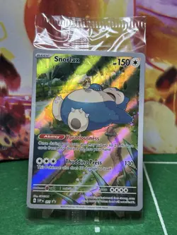SEALED Snorlax SVP 051 Scarlet & Violet Promo 151 ETB Pokemon TCG - NM - Image 1