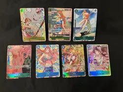 One Piece Card Nami OP06-101,EB02-017,OP11-108,P-112,OP11-054 parallel 7 set JP - Image 1