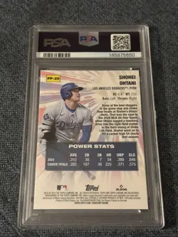 🚨🚨2025 Topps Chrome Shohei Ohtani Power Players GEM 10 - Image 2