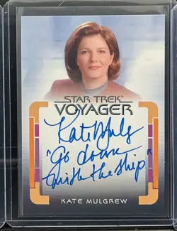 2026 Rittenhouse Star Trek Voyager Archives Kate Mulgrew Auto Autograph 2-10 - Image 1