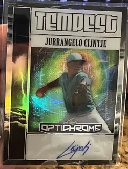 2025 Leaf Optichrome Jurrangelo Cijntje Tempest Auto Silver 1/10 1/1 Cardinals - Image 1