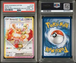 2025 POKEMON SVP EN-SV BLACK STAR PROMO #174 EEVEE EX PSA 10 - Image 3