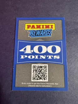 Panini Rewards 400 Points Redemption Card #400 Sports Trading Card English - Image 1