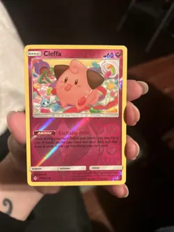 Cleffa Unbroken Bonds Pokemon TCG 131/214 NM Condition Reverse Holo Rare - Image 1