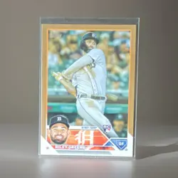 2023 TOPPS SERIES 1 RILEY GREENE ROOKIE TIGERS #31 GOLD PARALLEL /2023 - Image 1