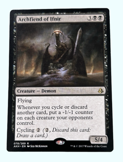 ARCHFIEND OF IFNIR, Amonkhet, NM Near Mint, Magic The Gathering MTG - Image 1