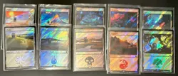 Doctor Who Magic the Gathering SURGE FOIL Land Set of 10, 1 of Each 1156-1165 - Image 1