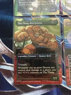 MTG Marvel Super Heroes Fantastic Four Scene Complete FOIL Set of 4 MSH 320-323 - Image 4
