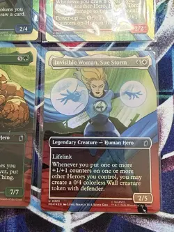 MTG Marvel Super Heroes Fantastic Four Scene Complete FOIL Set of 4 MSH 320-323 - Image 5