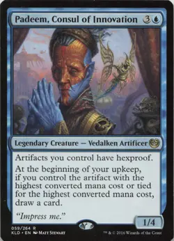 Padeem Consul of Innovation R Kaladesh 59 NM MTG - Image 1