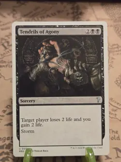 MTG Tendrils of Agony Mystery Booster 2 Regular White Border Uncommon NM - Image 1