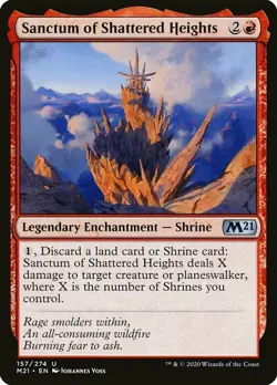 1x SANCTUM OF SHATTERED HEIGHTS - M21 - MTG - Magic the Gathering - Image 1