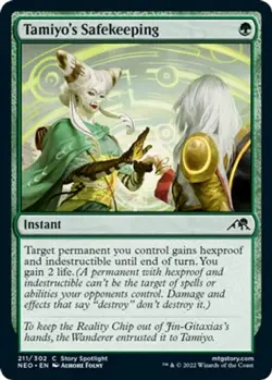 MTG [NEO-211 NM] Tamiyo's Safekeeping - Image 1