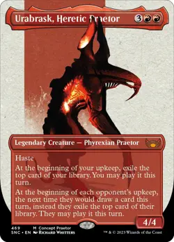 MTG [ONE-469 Foil NM] Urabrask, Heretic Praetor (Concept Praetor) (Step-And-C... - Image 1