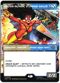 Spider-Woman, Stunning Savior (Borderless) R Marvel's Spider-Man 230 NM - Image 1