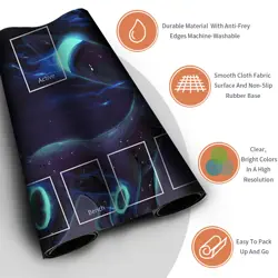 Pokemon Umbreon Playmat With Zones + Free Bag Card Game Playmat of MTG TCG CCG - Image 3