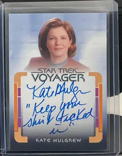 2026 Rittenhouse Star Trek Voyager Archives Kate Mulgrew Auto Autograph 2-10 - Image 1