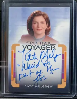 2026 Rittenhouse Star Trek Voyager Archives Kate Mulgrew Auto Autograph 2-10 - Image 1