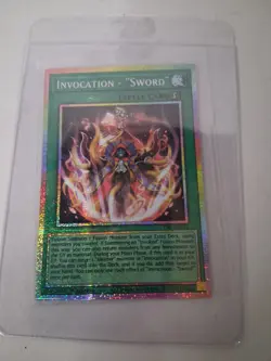 Konami Yu-Gi-Oh! Invocation - Sword CHIM-EN053 1st Ed Starlight Rare - Image 1