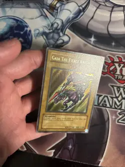 Gaia The Fierce Knight LOB-006 Ultra Rare Unlimited Yugioh LP (WNU) - Image 3