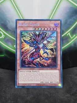 Yugioh Black Chaos CORI-EN001 Secret Rare 1st Edition NM - Image 1