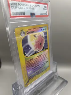 Clefable Reverse Foil Expedition 41/165 PSA 9 Pokemon TCG! - Image 3