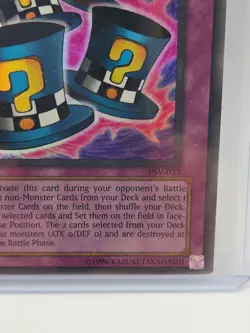 Yugioh! MP Magical Hats - PSV-033 - Super Rare - 1st Edition LP - Image 4