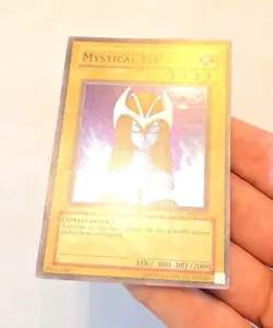 Yugioh Mystical Elf LOB-062 Super Rare VLP - Image 4