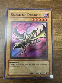 Yu-Gi-Oh! Curse Of Dragon Super Rare LOB-066 - Image 1