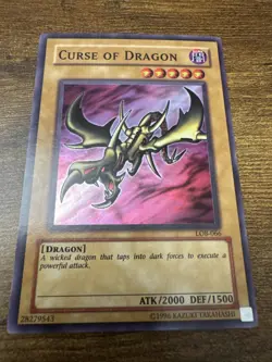 Yu-Gi-Oh! Curse Of Dragon Super Rare LOB-066 - Image 2