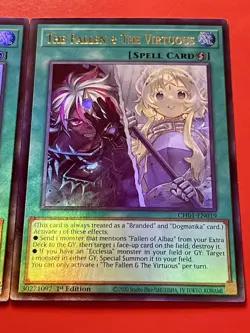 2x The FaLLen & The Virtuous | CH01-EN019 | Ultra Rares | 1st Edition | YuGiOh! - Image 5