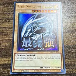 Konami Yu-Gi-Oh! Blue-Eyes White Dragon RA05-EN085 Secret Rare Foil 1st Ed - Image 1