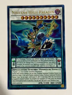 Yugioh Nirvana High Paladin GFP2-EN132 Ultra Rare 1st Edition NM - Image 1