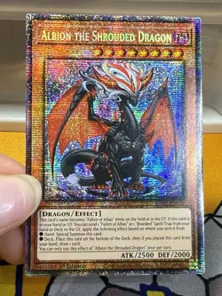 Yu-Gi-Oh! Albion the Shrouded Dragon Rarity Collection V 1st Ed Starlight Rare - Image 3