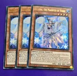x3 *EURO ENGLISH* Rilliona, the Magistus of Verre Ultra 1st MAMA-EN058 NM Yugioh - Image 1