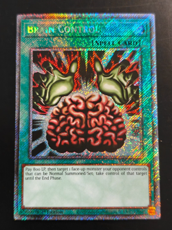 Yugioh Brain Control - RA03-EN154 - Platinum Secret Rare - NM - Image 1