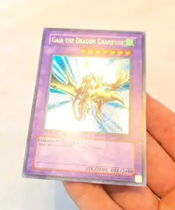 Yugioh Gaia the Dragon Champion LOB-125 Secret Rare LP - Image 4