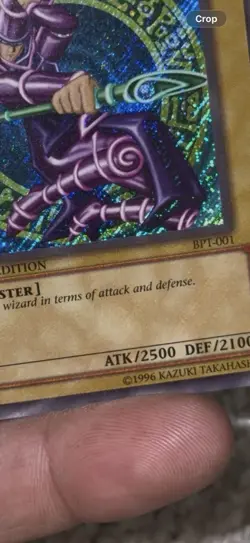 Dark Magician BPT-001 HOLO/FOIL Bleed ERROR - Image 3