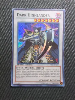 Dark Highlander - CT09-EN007 - Super Rare - Limited Edition Near Mint Yugioh Car - Image 1
