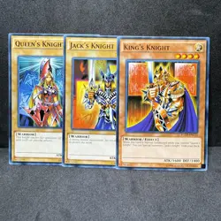 3x Yugioh Kings Queens Jacks Knight YGLD-ENC14 Common - NM 💎 - Image 1