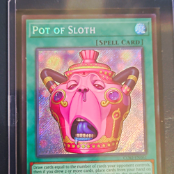 Konami Yu-Gi-Oh! Pot of Sloth CORI-EN061 Chaos Origins 1st Ed Super Rare - Image 1