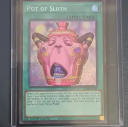 Konami Yu-Gi-Oh! Pot of Sloth CORI-EN061 Chaos Origins 1st Ed Super Rare - Image 2