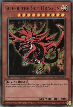Yugioh Slifer the Sky Dragon LC01-EN002 Ultra Rare NM - Image 1