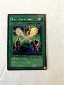 Yu-Gi-Oh Card - SDY-041 - SOUL EXCHANGE (super rare holo) NM - Image 1