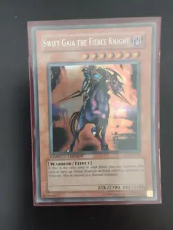 YuGiOh Swift Gaia the Fierce Knight CT1-EN004 2004 Collectors Tin Limited Ed - Image 1